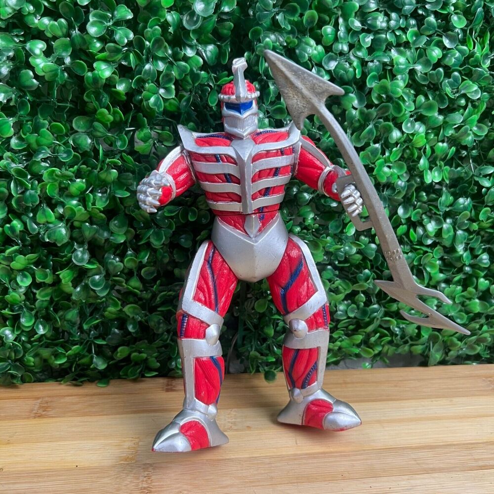 Vintage Bandai 1993 MMPR Power Rangers Villain Alien 8" Lord Zedd Figure Weapon